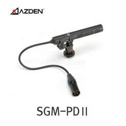 AZDEN SGM-PD II 아즈덴 ENG 카메라 및 캠코더용 소형 고성능 샷건 마이크