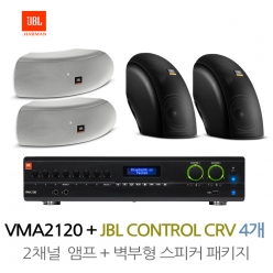 JBL스피커 CONTROL CRV 4개 JBL앰프 VMA2120